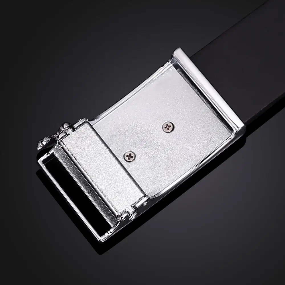 Мужской ремень из натуральной кожи с автоматической пряжкой|Мужские ремни| |