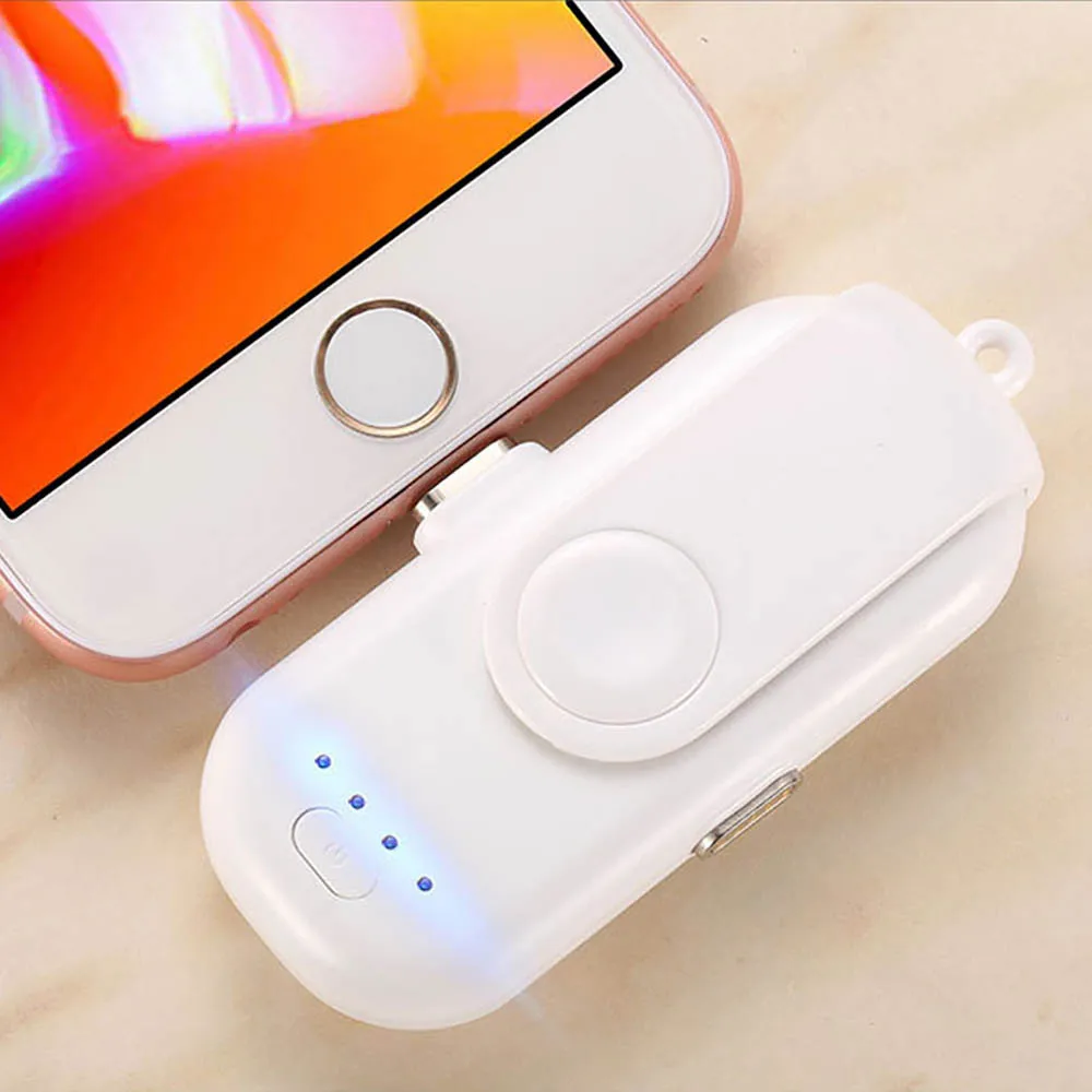 Портативный магнитный внешний аккумулятор для iPhone Micro USB Type C мини магнитное