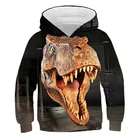 2021 искусственные толстовки с 3D принтом головы динозавра для мальчиков и девочек, толстовка в стиле хип-хоп, одежда для мальчиков, детский топ, верхняя одежда