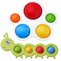 autism stress relief simple dimple fidget popper sensory toys press pop bubble popping chew toy