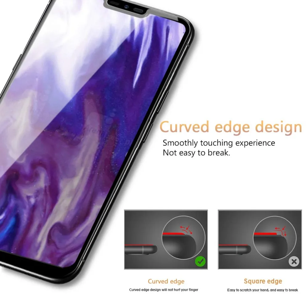 Защитное стекло с полным 3D покрытием для LG V40 V50 G7 Plus | Мобильные телефоны и