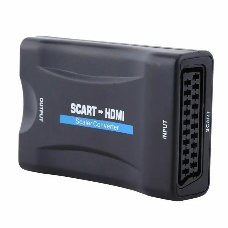 Преобразователь 1080P SCART в HDMI совместимый преобразователь видео аудио