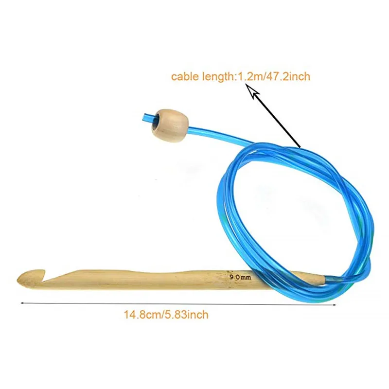 12 шт. 120 см гибкий кабель из натурального бамбука в национальном стиле