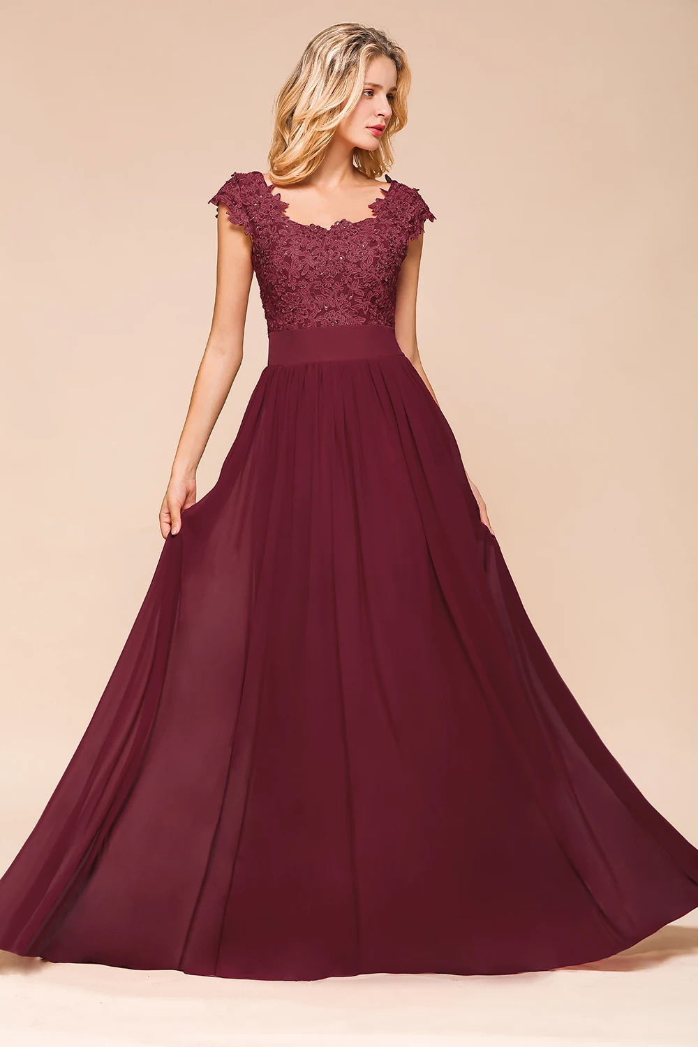 Vestido de Festa Casamento Сексуальное Прозрачное Шифоновое Кружевное Платье С Открытой