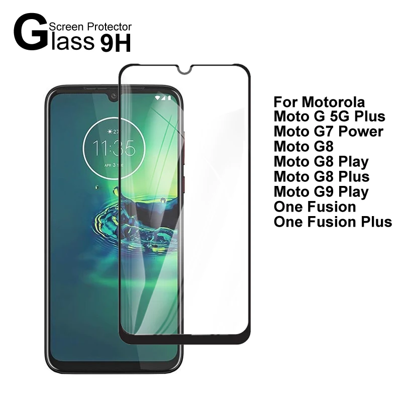 

Защитная пленка из закаленного стекла для Motorola One Fusion Plus Moto G8 G9 Play G8 Plus G7 Power G 5G Plus