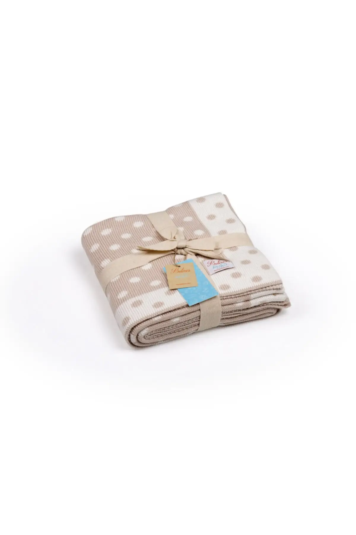 

Knit Baby Blanket Beige