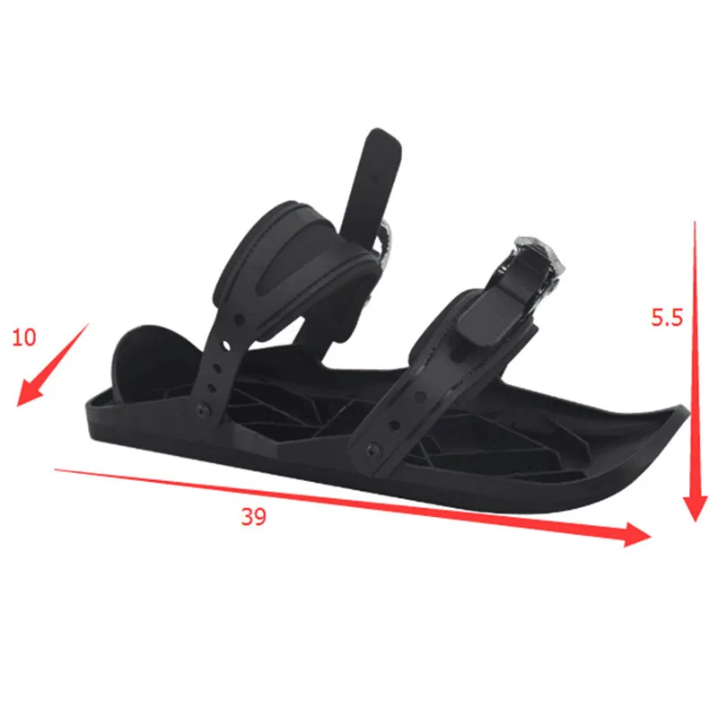 Новые мини лыжные коньки Лыжная обувь для снега Короткие скейтборды снегоступы