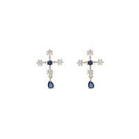 %e3%80%90gothic cross%e3%80%91dark style flashy baroque punk disco hot selling earrings for women young lady