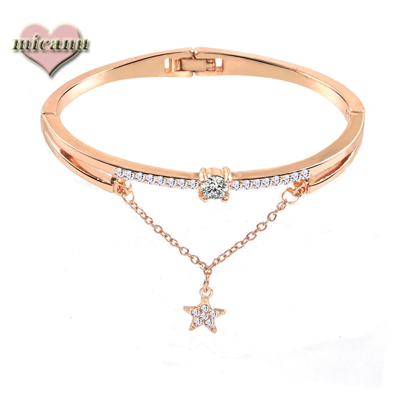 

Pulsera Kpop Pentagram Crystal Cadena Luxury Jewelry Designers Bracelets for Women Wholesale Charms Gifts Lote Bisutería Pride