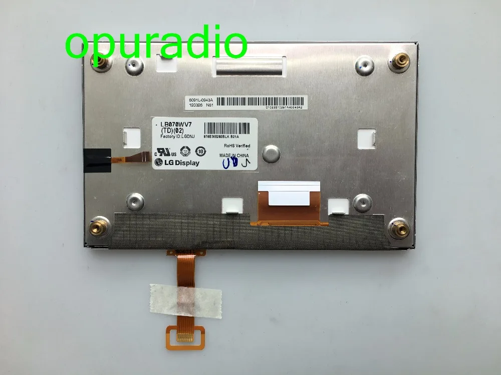 Original new 7inch LCD display LB070WV7-TD02 LB070WV7(TD)(02) with touch screen for Hyundai Veloster car DVD GPS navgation | Автомобили и