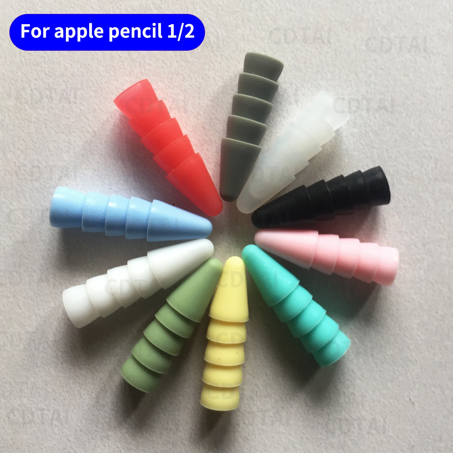 100 шт. силиконовые наконечники для карандаша Apple Pencil 2 | Канцтовары офиса и дома