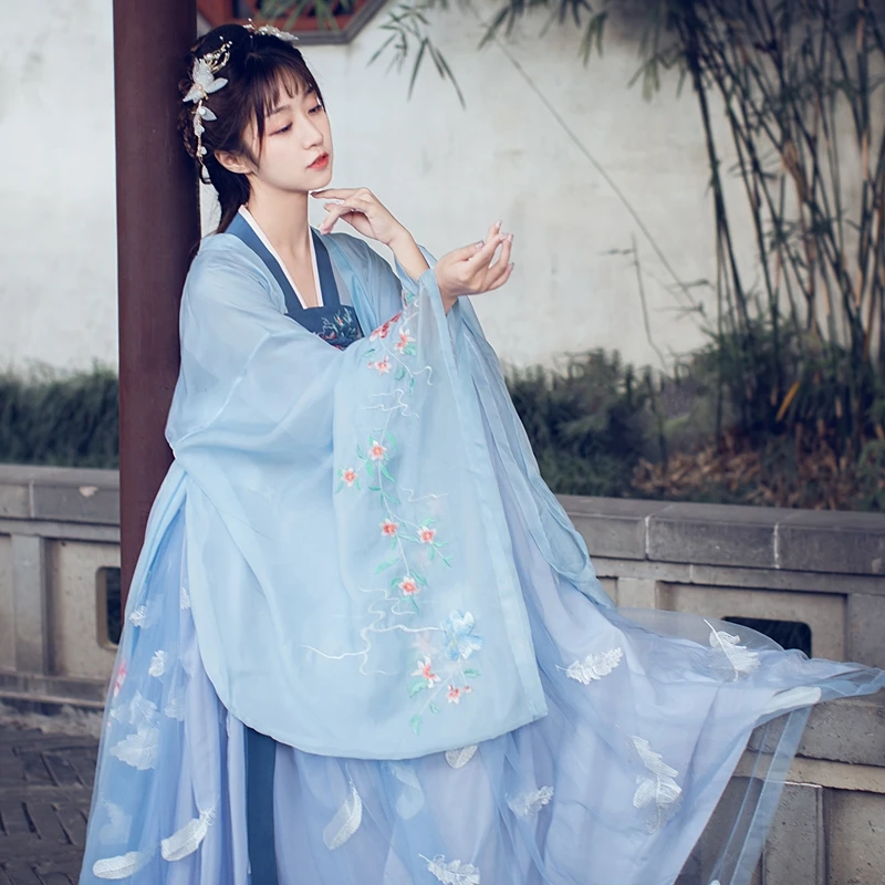 Восточное платье Hanfu Женский Китайский традиционный костюм Классическая