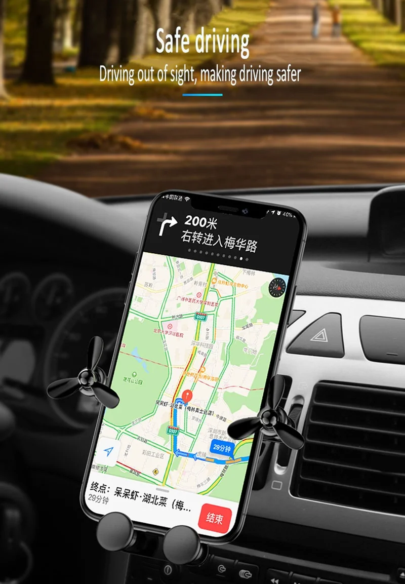 Автомобильный держатель для телефона Tongdaytech для Iphone X XS 11 Pro Max, автомобильный держатель для мобильного телефона на вентиляционное отверстие, подставка для смартфона