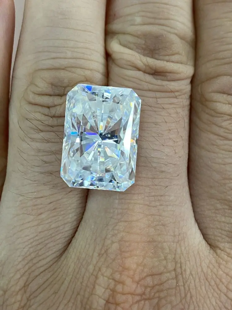 Mesidian GRA 7x9mm 3 Carats Colorless VVS Color D White Moissanite Radiant Cut Per Piece Price Gemstone