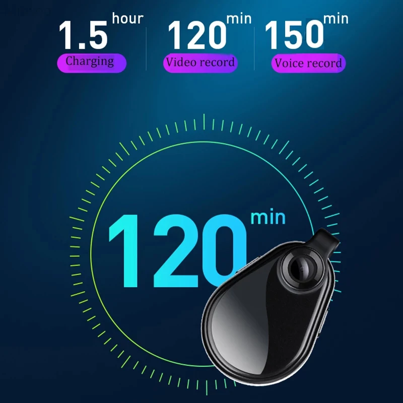 small 1080p micro cam secret wearable mini camera espia video voice recorder body cam sport clip necklace support hidden tf card free global shipping