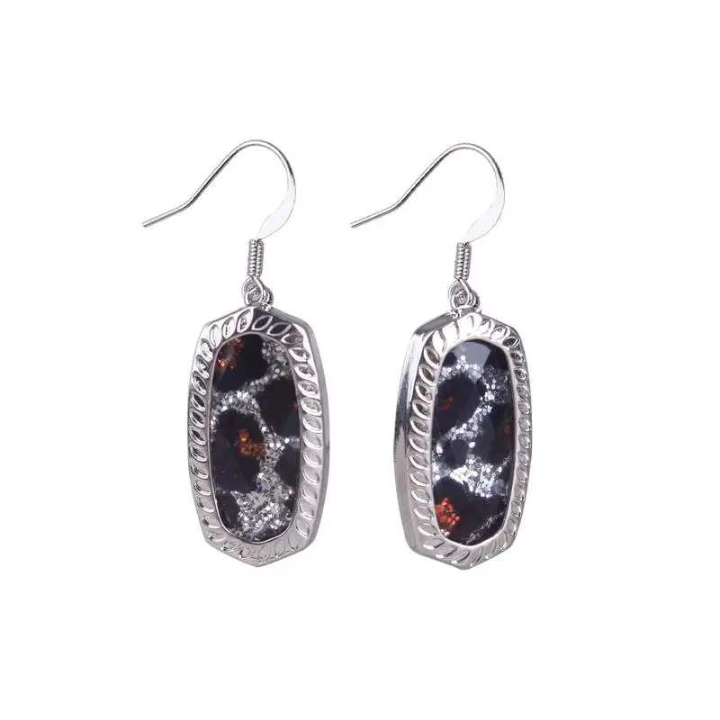 

Винтажные металлические серьги ZWPON в виде молотков для женщин, ретро леопардовые блестящие серьги, зимняя бижутерия для женщин