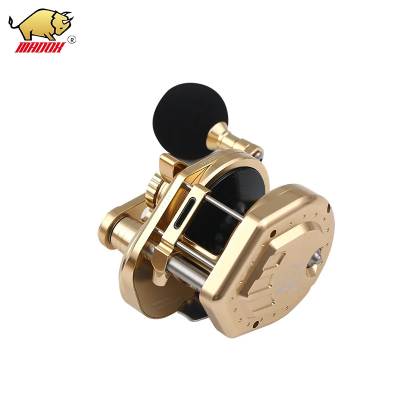 Катушка для троллинга полностью Металлическая Рыболовная катушка с ЧПУ резная