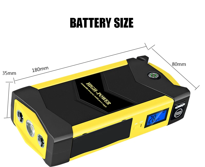 WINTUWAY многофункциональное пусковое устройство для автомобиля 1000A пиковое