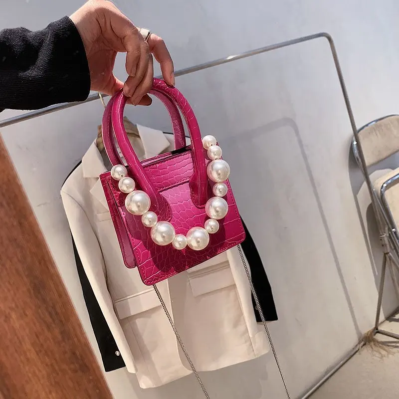 

Mini Small Square Bags for Women Hand Designer Luxury Brand PU Leather Shoulder Bag Work Office Lady Tote 2020 Purse