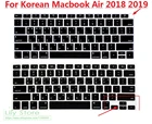 Силиконовый чехол-клавиатура для ноутбука на корейском языке для MacBook Air 13 2018 2019 A1932 с дисплеем Retina 13,3