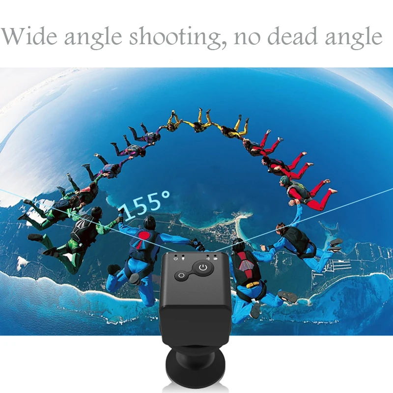 SQ13 мини-камера wifi 1080P широкоугольная камера ночного видения Водонепроницаемая