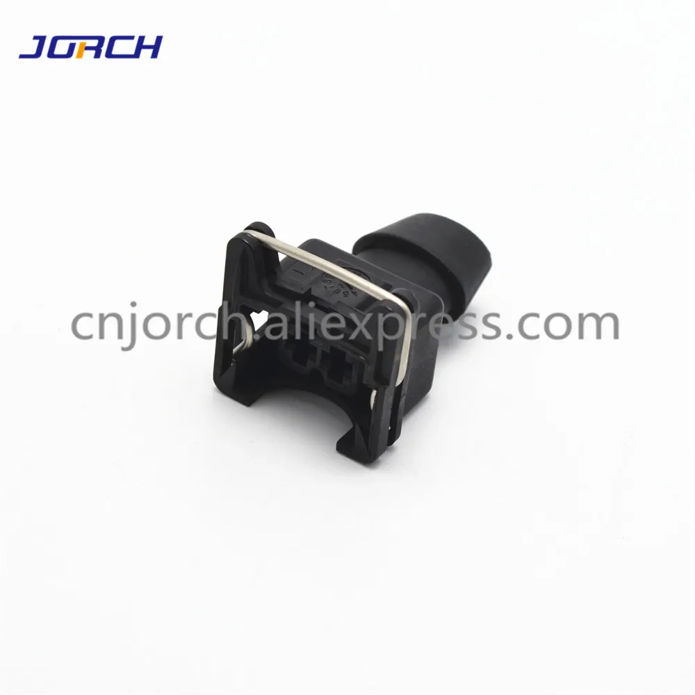 1pcs connector 1 комплект 2 Pin AMP Tyco топливный инжектор разъем водонепроницаемый Junior power(мини таймер) разъем с резиновой загрузкой для автомобилей - Цвет: 1pcs connector