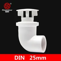flowcolour upvc 25mm elbow force drain coupling aquarium tank garden irrigation water pipe adapter fittings