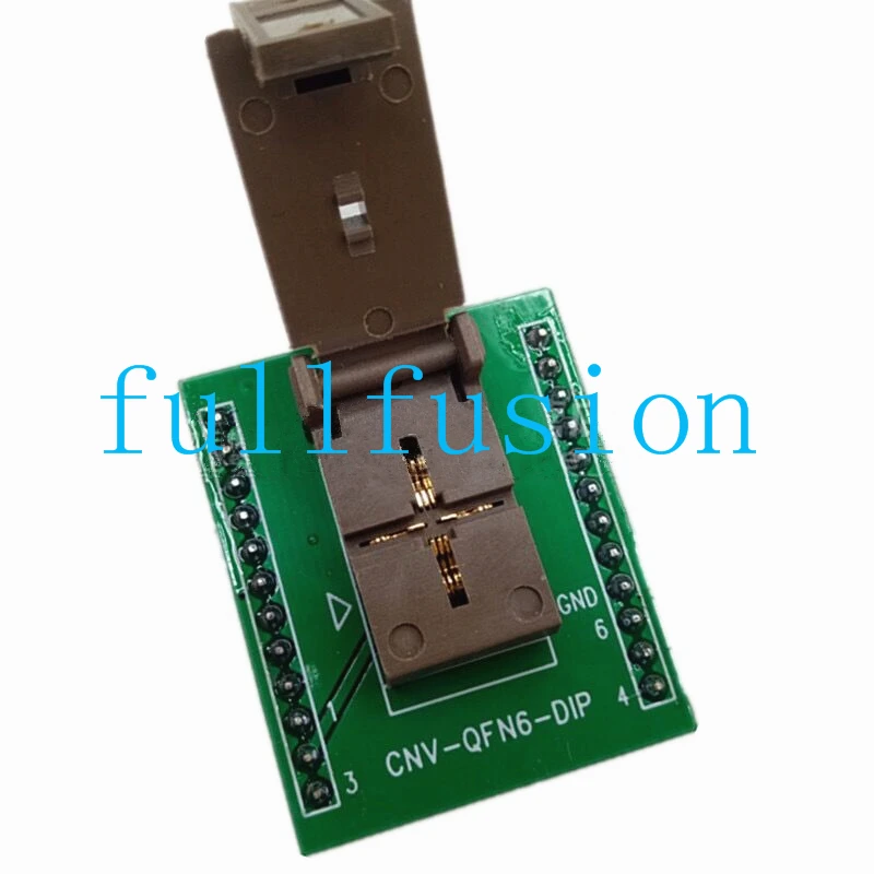 Адаптер программирования QFN6 DIP DFN6Pin шаг 0 5 мм размер корпуса IC 2x3 DFN6 сжигание в