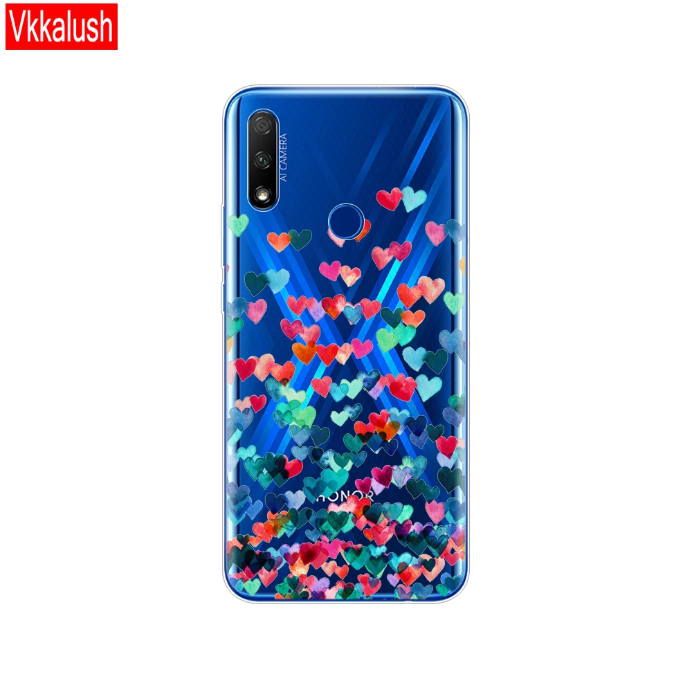 80367 Для Honor 9X Global чехол Honor 9X Premium чехол Силиконовый ТПУ мягкий чехол для телефона для huawei Honor 9X Premium STK-LX1 бампер - Цвет: 80367