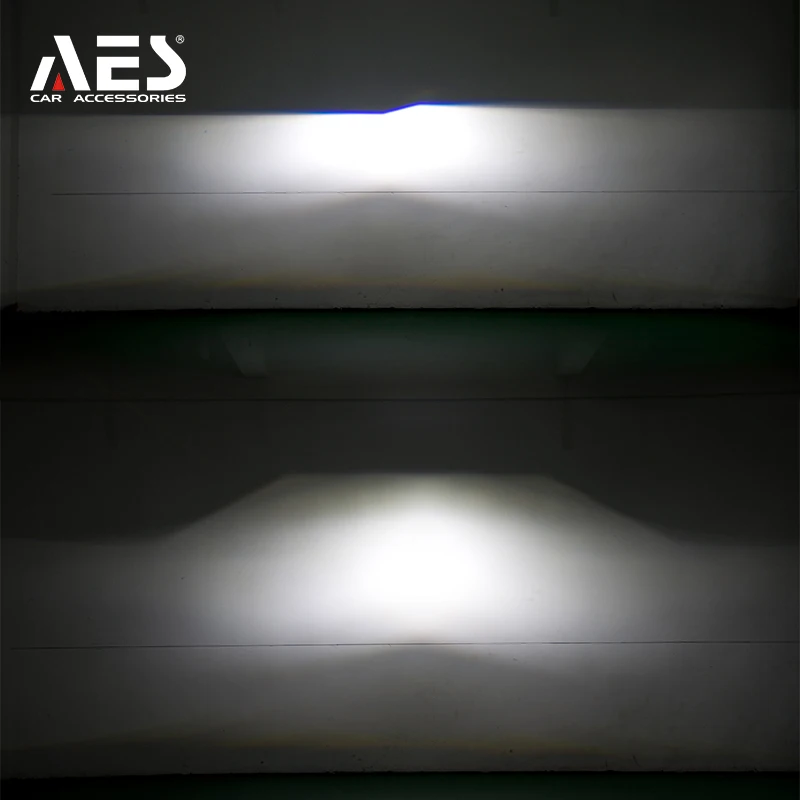 AES Бесплатная доставка 3 ”6000K Bi светодиодный объектив для проектора