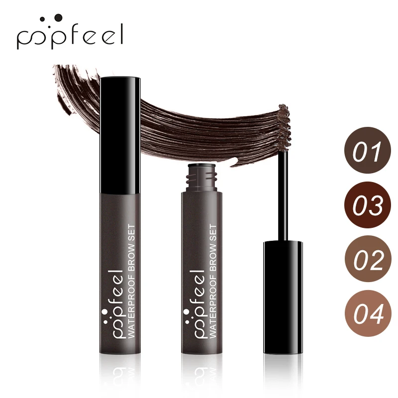 

Гель POPFEEL водостойкий для бровей, крем для бровей, татуировка бровей, стойкий Жидкий Макияж для бровей, 4 цвета