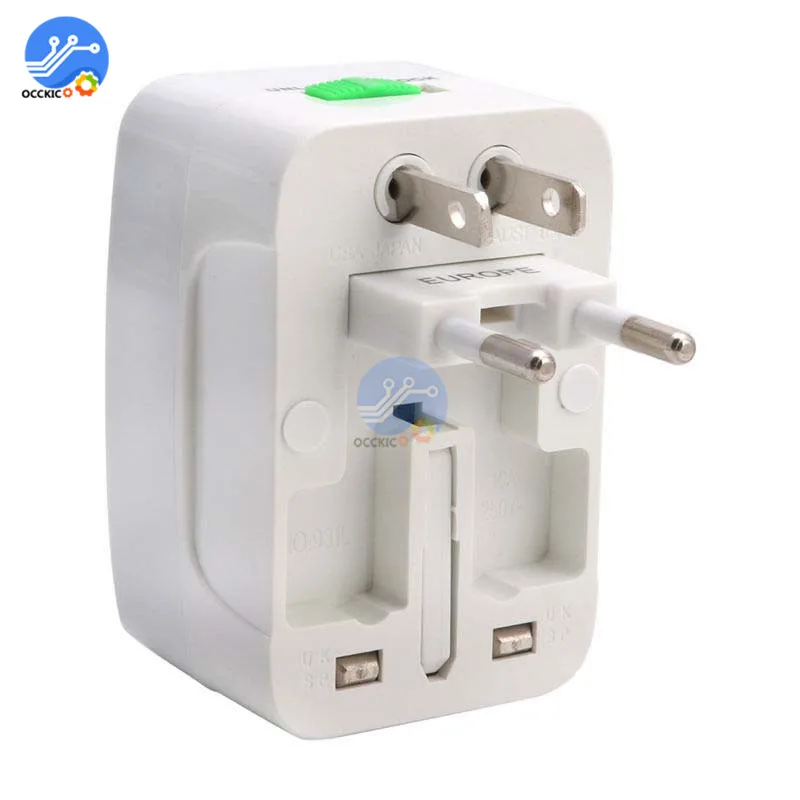 1 шт. высококачественный адаптер для ЕС Австралии Великобритании США переходник