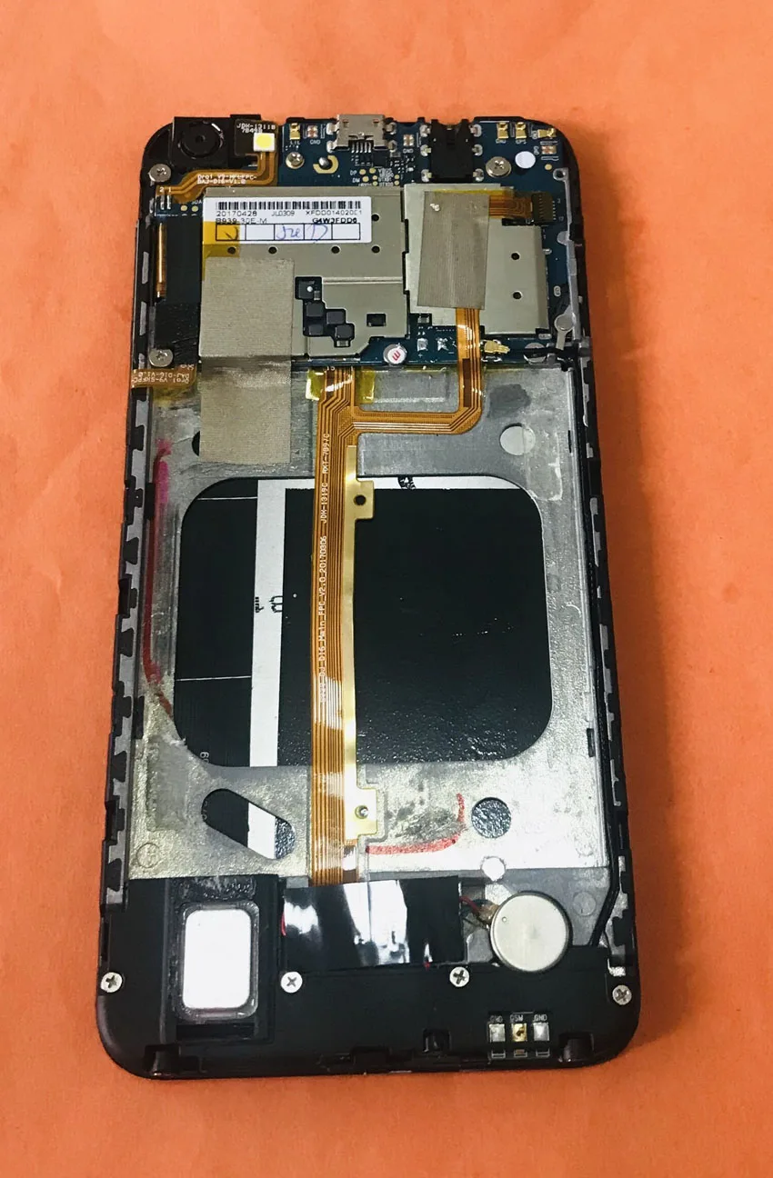 Б/у оригинальная материнская плата + сенсорный экран рамка для UMIDIGI UMI G MTK6737 Quad Core 5