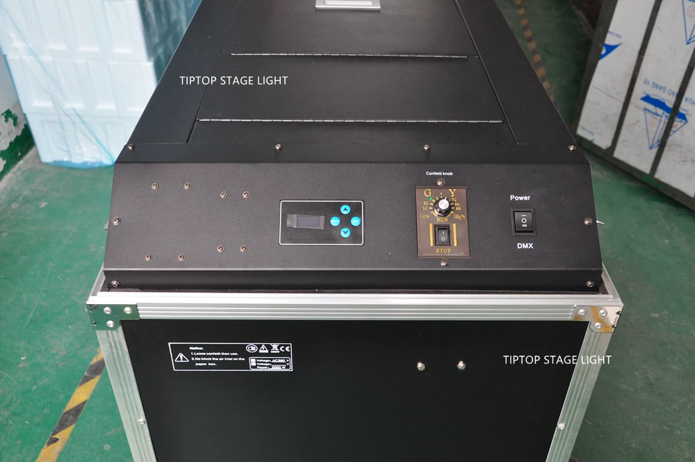 Gigertop power конфетти бластер чехол для полета упаковка высокоскоростной вентилятор без необходимости подача в резервуар
