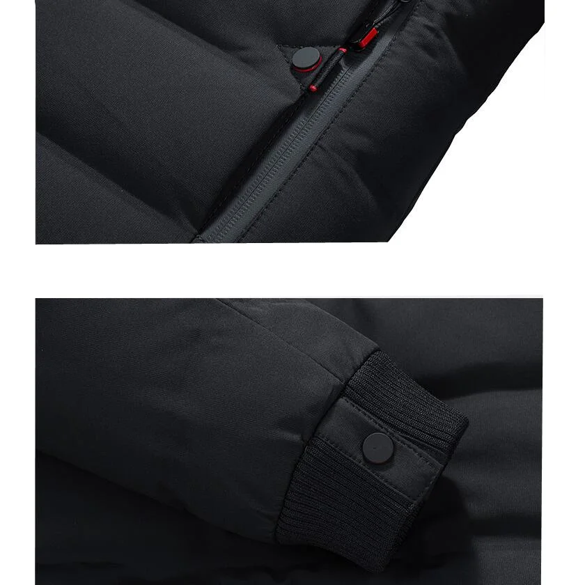 2019 брендовая одежда мужская теплая зимняя куртка на 90% белом утином пуху/мужская