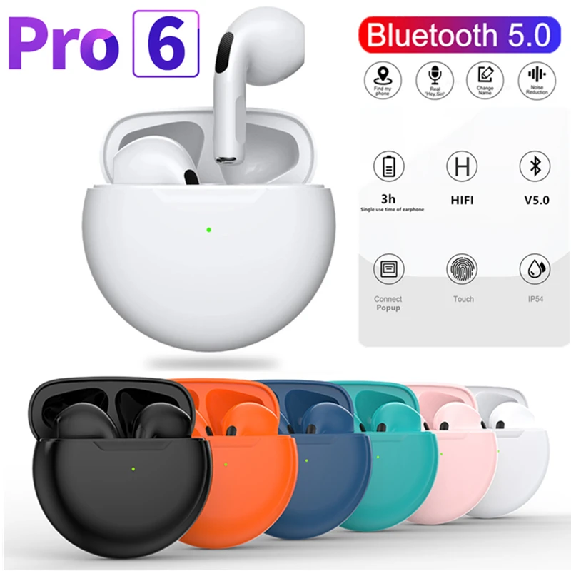 

Беспроводные наушники TWS Pro, Bluetooth-наушники, спортивные игровые водонепроницаемые наушники-вкладыши, гарнитура для телефона, для Xiaomi, Huawei, ...