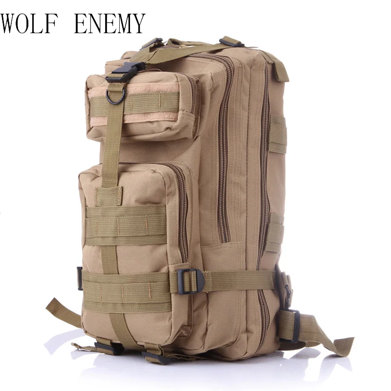 Мужской военный тактический рюкзак 25 л водонепроницаемый походный Molle