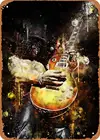 Легендарный гитарист Slash Guns N Roses табличка постер металлический жестяной знак 8 дюймов x 12 дюймов винтажный Ретро Декор стен