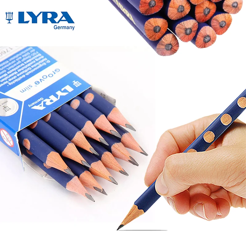 LYRA Groove тонкий графитовый треугольник коррекция осанки карандаши дети держат