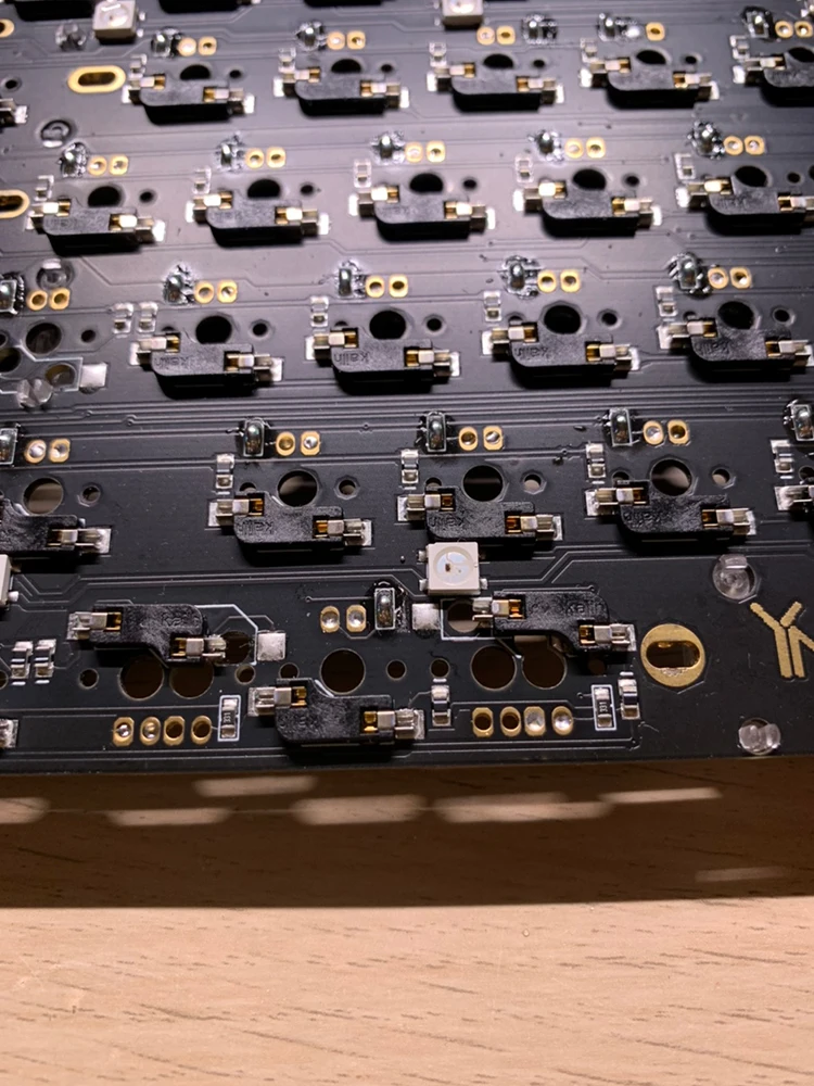 70% раскладка Type-c Горячая замена QMK RGB печатная плата для механической клавиатуры