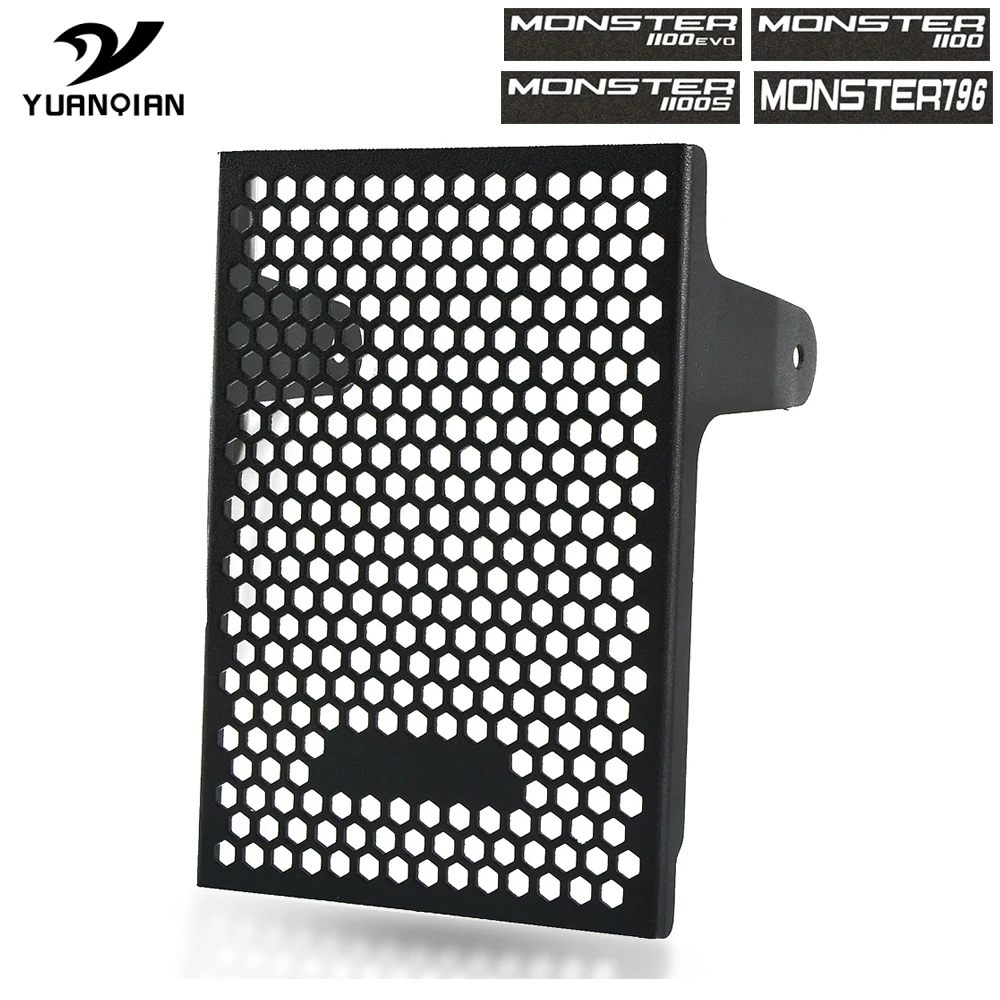 

Monster796 1100 Motorcycle Aluminum Radiator Guard Grille Oil Cooler Cover For Ducati Monster1100 Monster 1100 S/EVO Monster 796