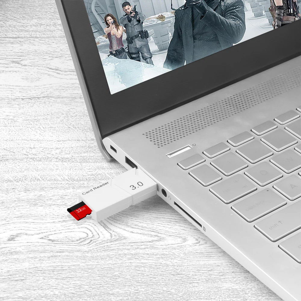 Kebidu кардридер для TF адаптер для microSD USB 3,0 конвертер Смарт Высокоскоростной USB 3,0 карта памяти Комплект для чтения для Windows Mac