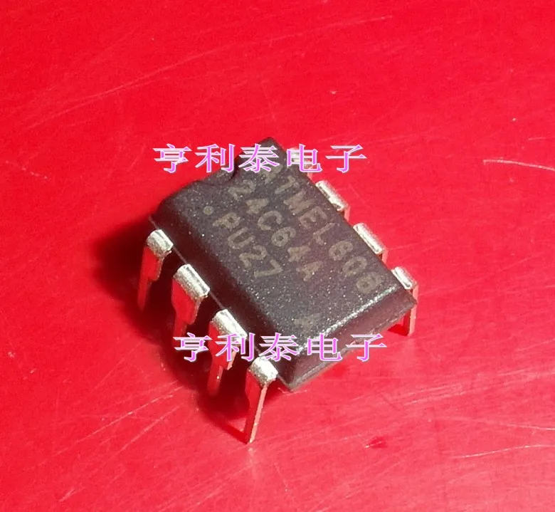 

10PCS/LOT 24C64A AT24C64AN-10PU-2.7 DIP-8