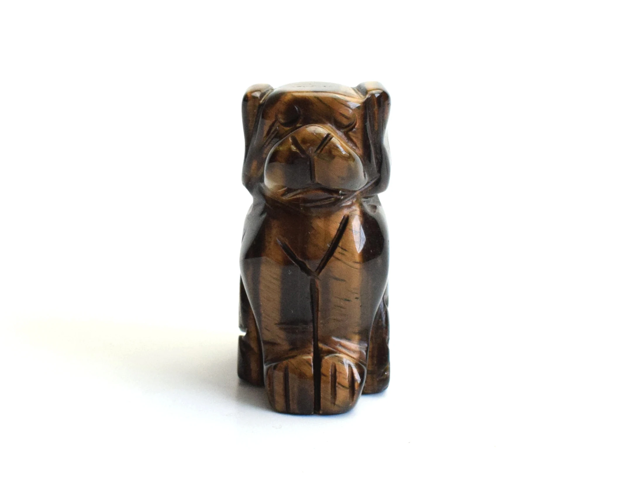 2 0 дюймов натуральная чакра тигровый глаз камень резной Кристалл Рейки Исцеление