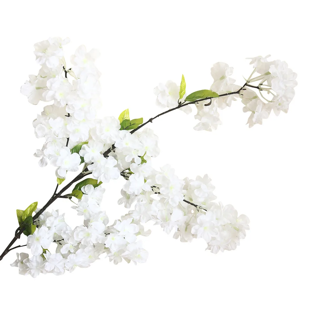 

Artificial Cherry Blossom Artificial Flower Plant Bonsai Wedding Decorations Ins Wind Plant Wall Flower Wall Rose Dried Flowers