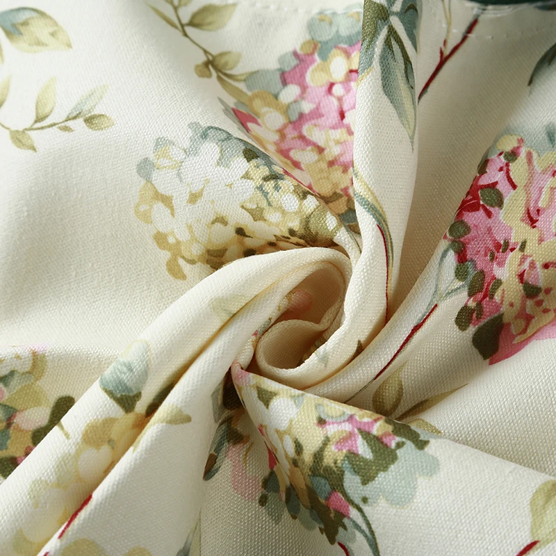 American Style Pastoral Blackout Balcony Short Curtains Kitchen Coffee Shop Shade Half Curtain Door Drapes Valance | Дом и сад