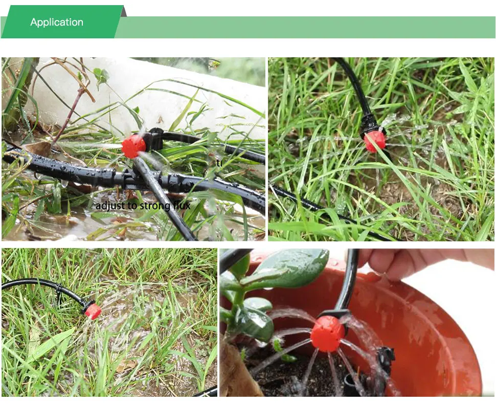 Pkydrip DIY пластиковая система капельного орошения 5 м до 25 м шланг с регулируемыми капельницами для домашнего сада полива растений