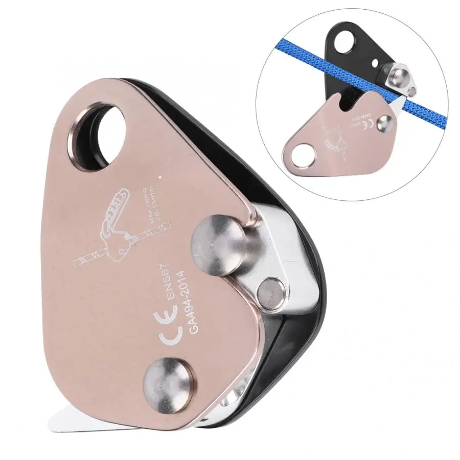 Профессиональный скалолазание спуск Самоторможение стоп веревка захват стопор