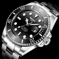 nibosi watch 10bar automatic sapphire mechanical watch men waterproof calendar luminous watches relogio masculino tourbillon