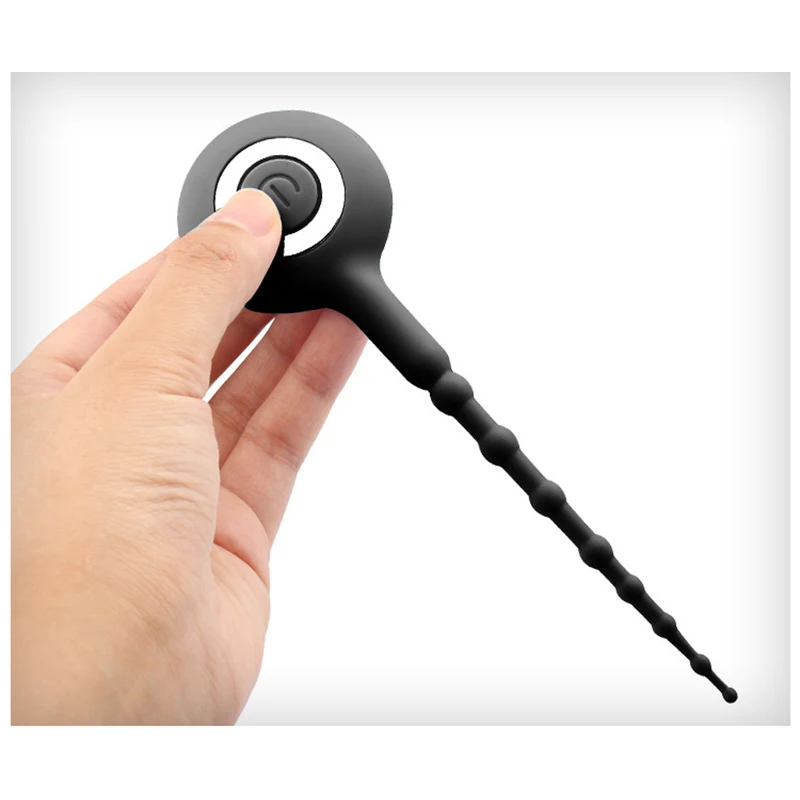 Вибратор для уретры 10 скоростей силиконовый катетер расширитель массажер